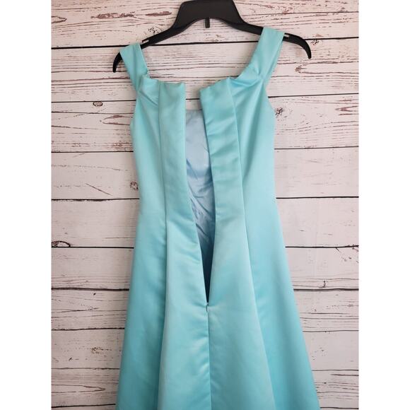 Gunne Sax Jessica McClintock Blue Beaded Evening Dress Women's Size 3/4 - Picture 10 of 16